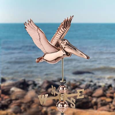 Pelican Weathervane - Pure Copper by Good Directions