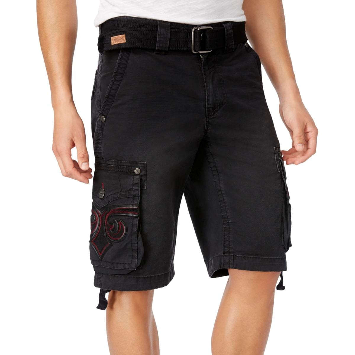 Shop Affliction Mens Cargo Shorts Casual Stretch 38 Overstock