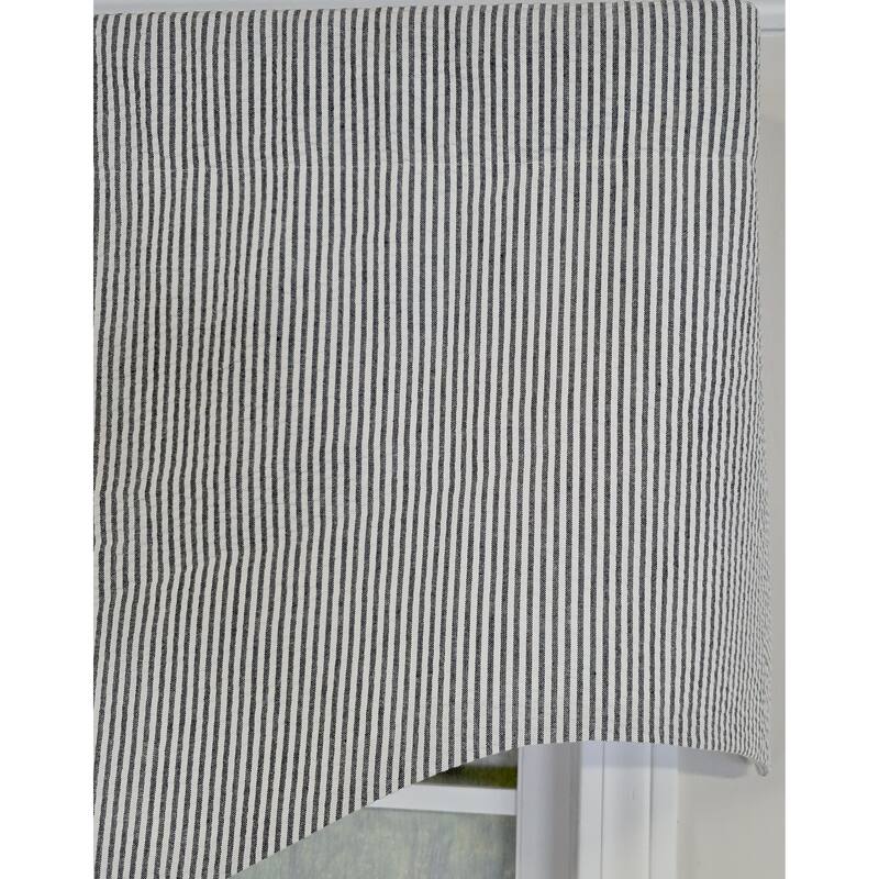 RLF Home Seersucker Regal Valance