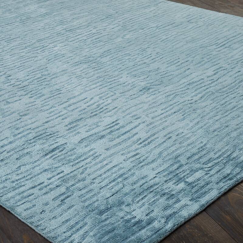 Handmade Linear Pattern Area Rug