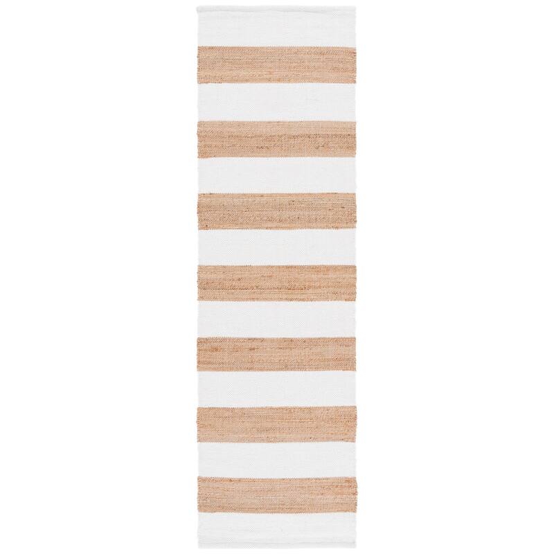 SAFAVIEH Flatweave Natural Balduina Fiber Farmhouse Jute Rug