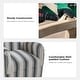 preview thumbnail 5 of 31, HULALA HOME Pancy Traditional Swivel Armchair with Jacobean Strip Pattern Set of 2