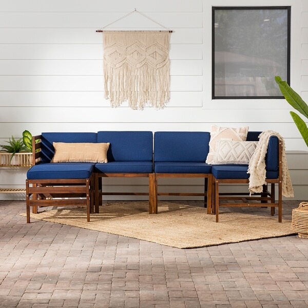 Wood frame store outdoor sectional