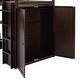 preview thumbnail 9 of 7, Espresso Loft Bed with Drawers, Desk, and Wardrobe