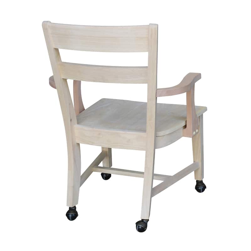 International Concepts Dining Chair with Casters