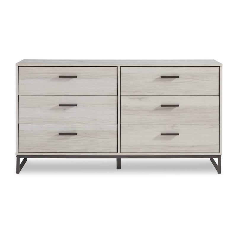 Ashley Furniture Socalle Light Natural 6 Drawer Dresser