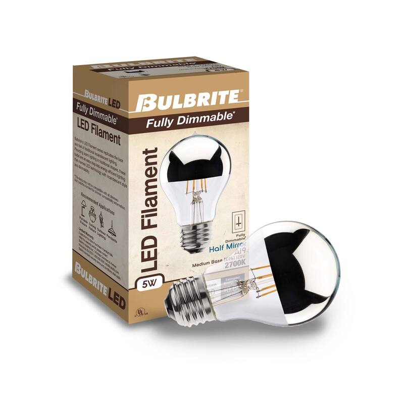 Bulbrite Multi Pack 7 Watt Dimmable A19 Medium (E26) LED Bulb