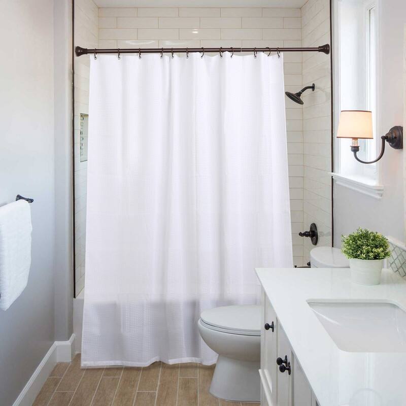 Utopia Alley Shower Eternity Curtain Rings, Rustproof Zinc Shower Rings, set of 12