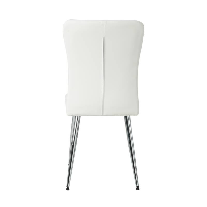 Modern Dining Chair with Metal Chair Legs (Set Of 4)