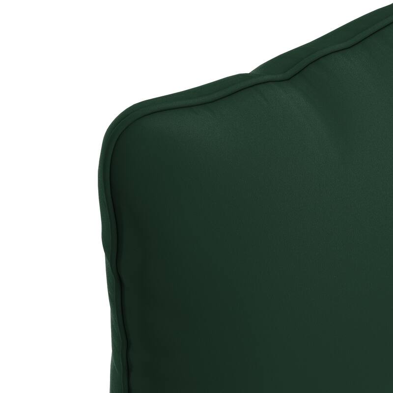 California Umbrella Outdoor Deep Seat Cushion Set, 24" x 48", Sunbrella Fabric, Densified Fiber Fill