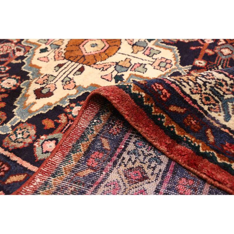 ECARPETGALLERY Hand-knotted Anadol Dark Navy Wool Rug - 4'2 x 6'7