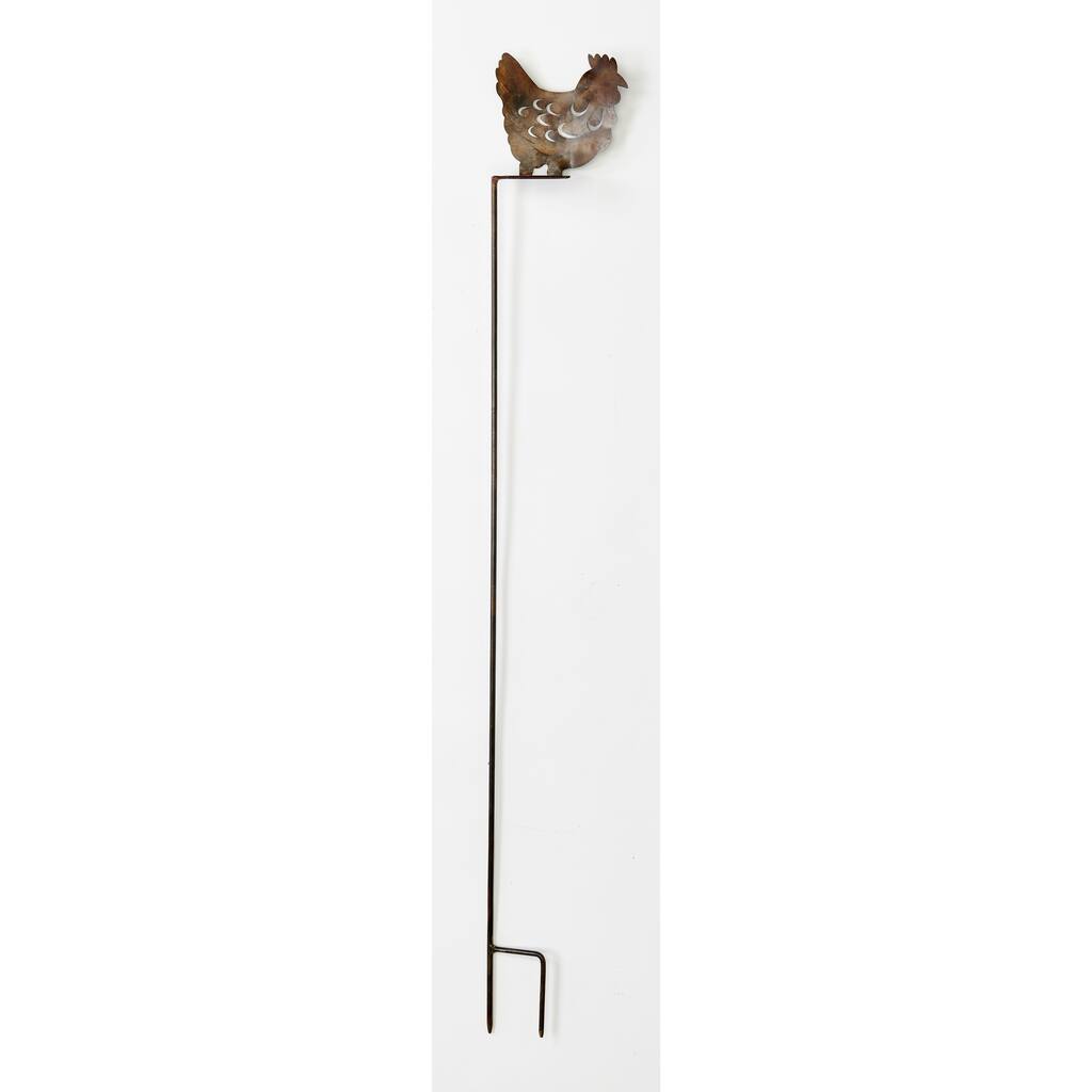 5" Iron Hen on 34" Yard Stake