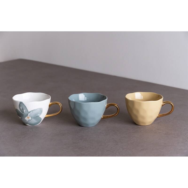 Good Morning Cappuccino/Tea Cup floral -ST