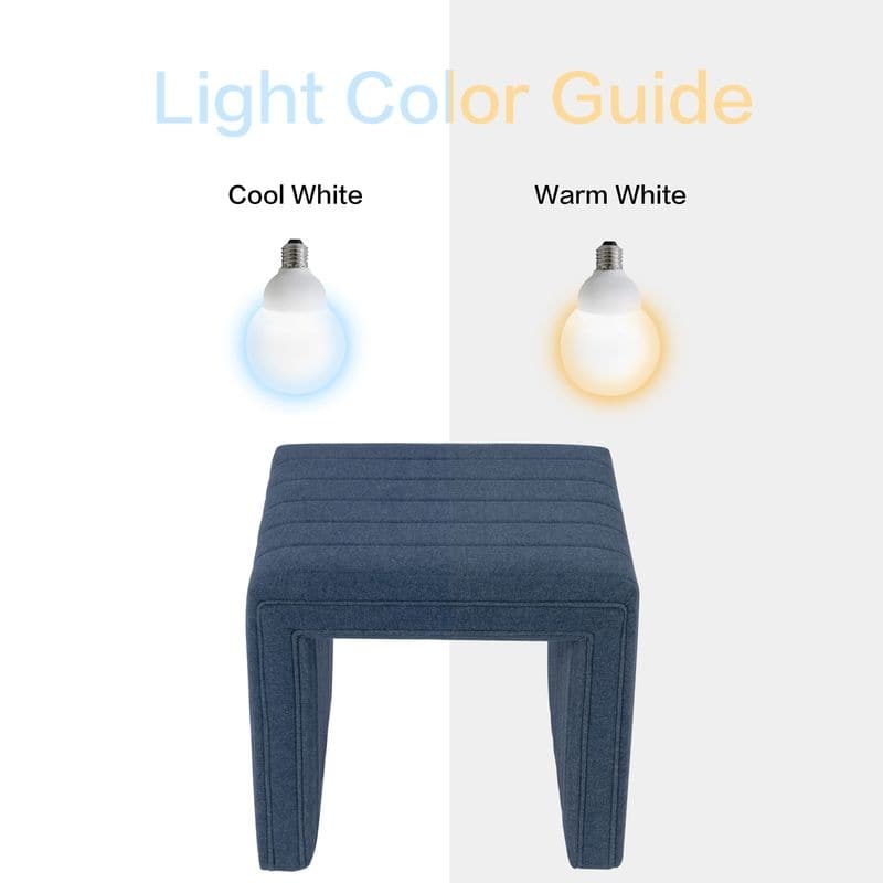 HomePop Modern Channel Ottoman