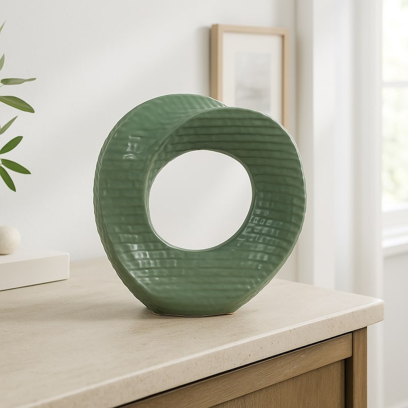 Modern Stone and Ceramic Sculptural with Textured Design