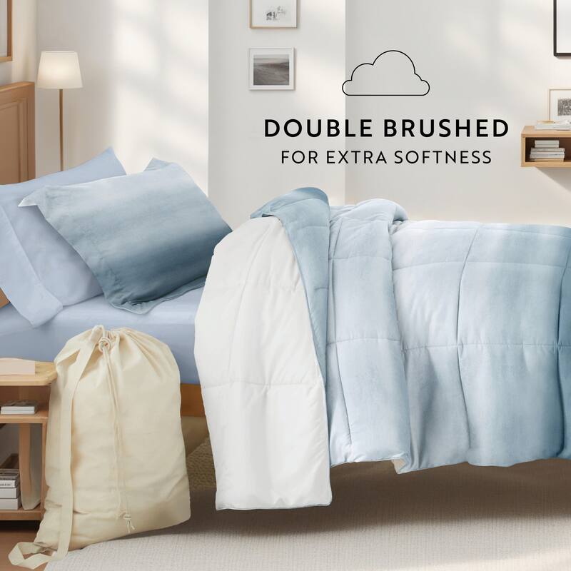 8pc Twin XL Pattern Dorm Bedding Bundle