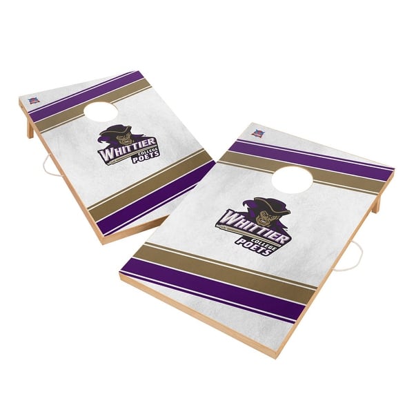 slide 2 of 5, Whittier College Poets Regulation 2x4 Cornhole Set