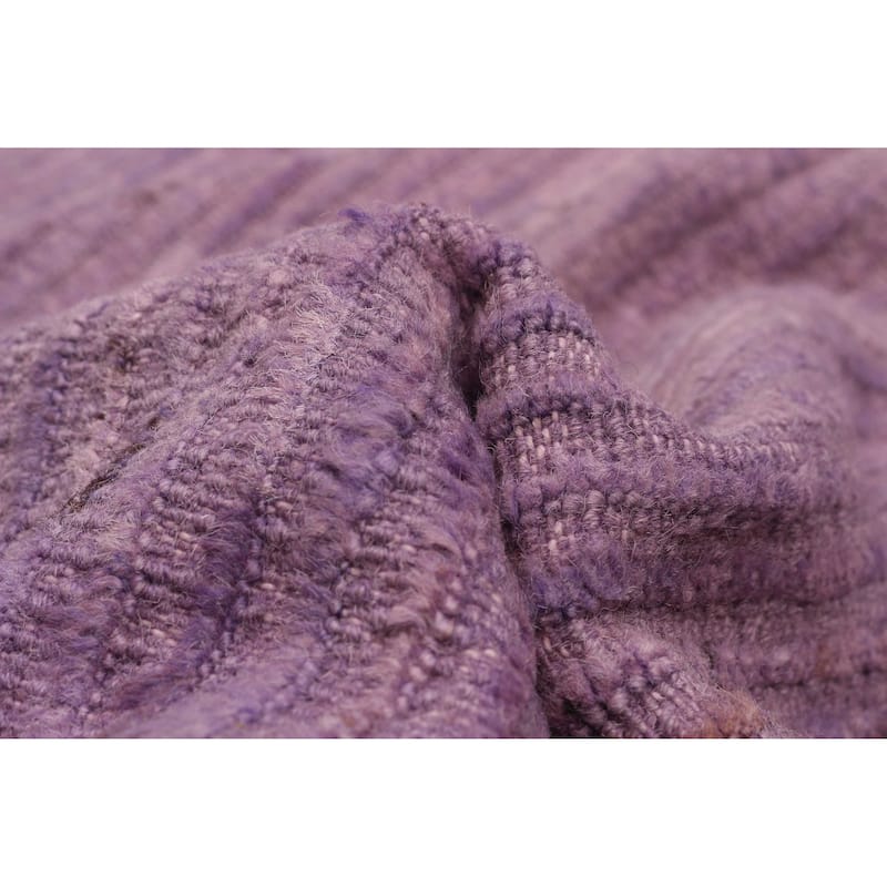 ECARPETGALLERY Hand-knotted Finest Peshawar Ziegler Violet Wool Rug - 10'11 x 13'1
