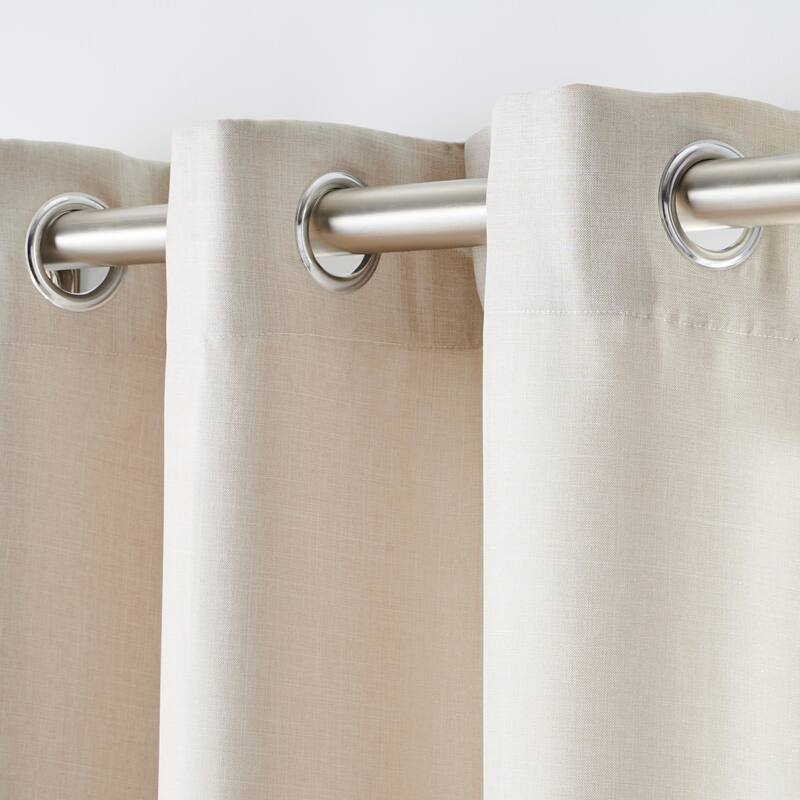 Tommy Hilfiger Jacob Grommet Window Curtain Panel Pair