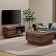 preview thumbnail 1 of 14, WAMPAT Modern TV Stand and Coffee Table Set of 2 42''TV Stand+Coffee Table