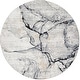 preview thumbnail 8 of 13, Livabliss Jolie Minimalist Abstract Area Rug 7'10" x 7'10" Round - Grey
