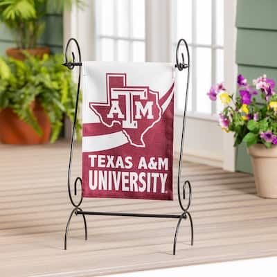 Texas A&M Burlap Flag Garden Size