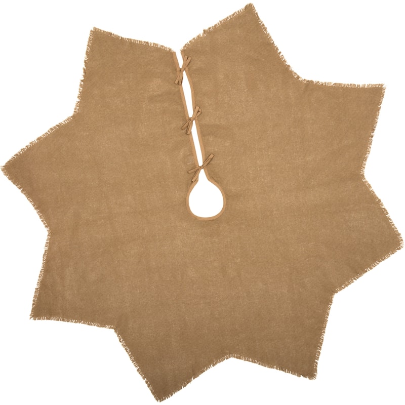 Burlap 8-Point Tree Skirt - 48" Diameter