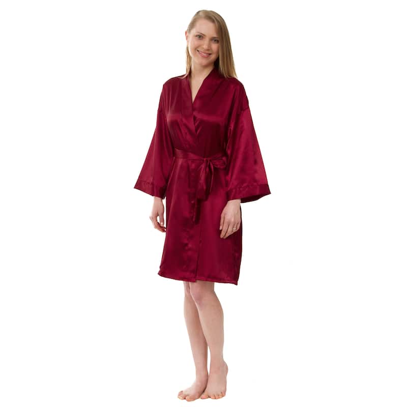 Women's Silky Satin Robe