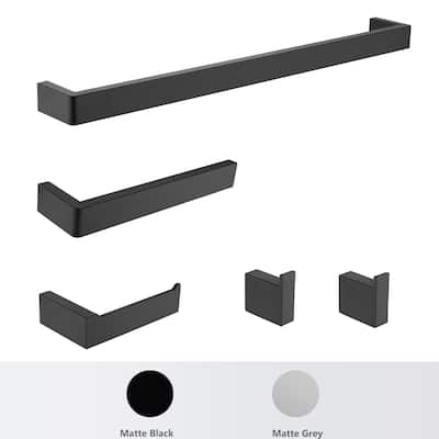 AITINKAN 5-piece Bathroom Hardware Set Towel Bar Set