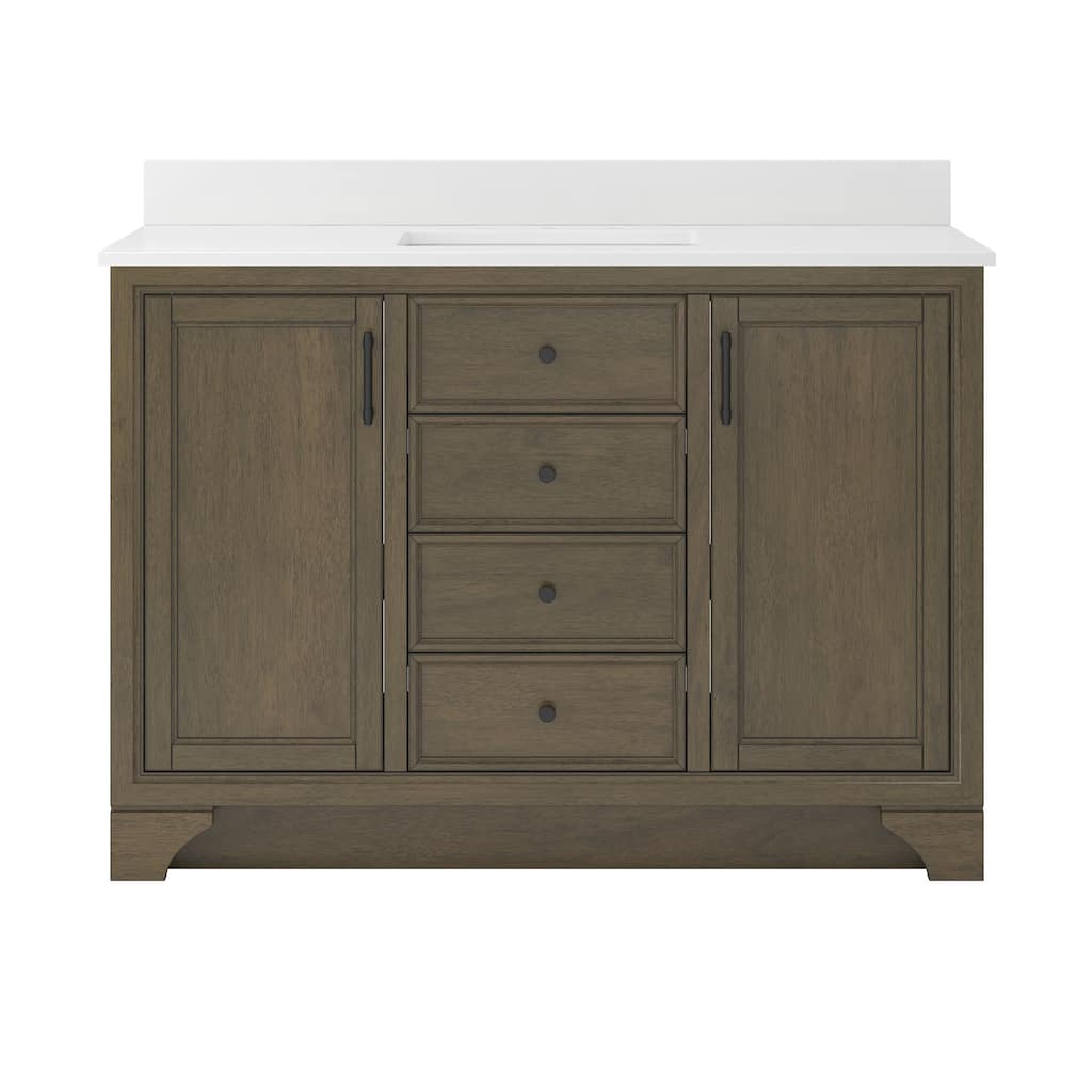 CRAFT + MAIN LCVT4922D-QSW Lanagan 48" Free Standing Single Basin