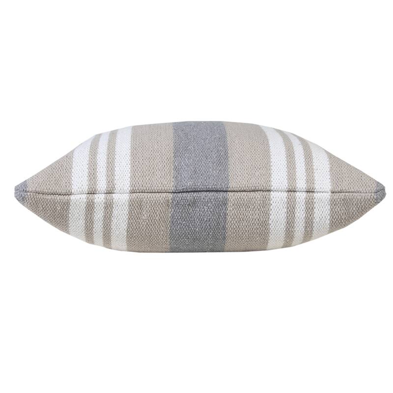 Sevita Classic Coastal Club Double Striped Throw Pillow