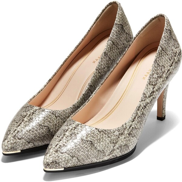 cole haan silver pumps