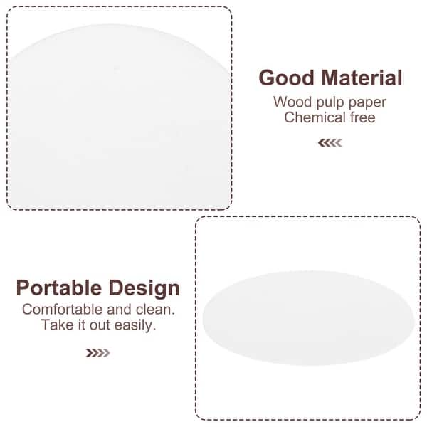 100-Pack Round Coffee Filters 64mm - Disposable Paper Filters For Coffee Makers