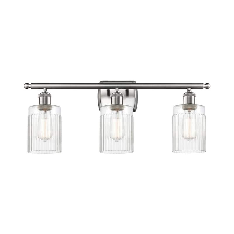 Innovations Lighting Hadley 3 Light 26" Wide Bathroom Vanity Light - Brushed Satin Nickel / Clear