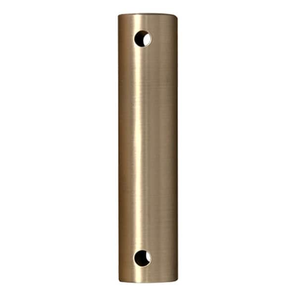 slide 2 of 11, Fanimation Ceiling Fan Stainless Steel Downrod 12 inches - Brushed Satin Brass
