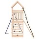 preview thumbnail 18 of 19, vidaXL Swing Set Outdoor Backyard Wooden Playground Equipment for Kids Age 3-8