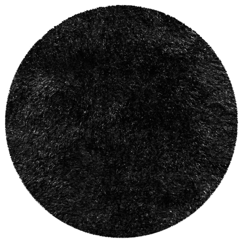 Superior Hand-tufted Plush Solid Shag Indoor Area Rug