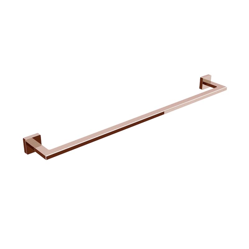 WS Bath Collections Dado 25-3/16" Towel Bar - Polished Rose Gold