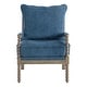 preview thumbnail 40 of 41, Fletcher Spindle Chair in Fabric with Brushed Charcoal Finish