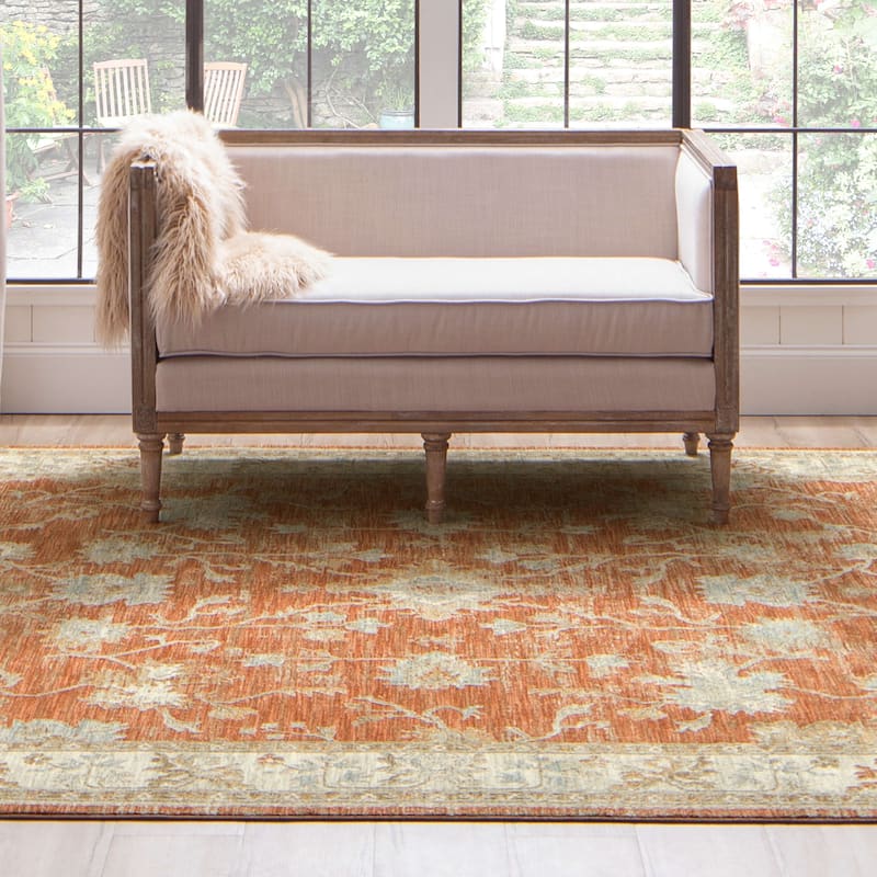 Karastan Iznik Ornamental Medallion Area Rug