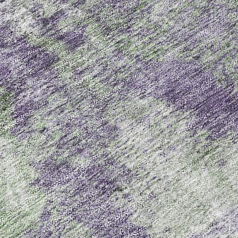 Machine Washable Indoor/ Outdoor Modern Ombre Chantille Rug
