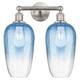 Option Brushed Satin Nickel / Sapphire Blue