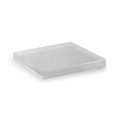 Artissance 6"W Acrylic Square Base, Home Accent Art Décor - Min 2 - 6" L x 6" W x 1" H