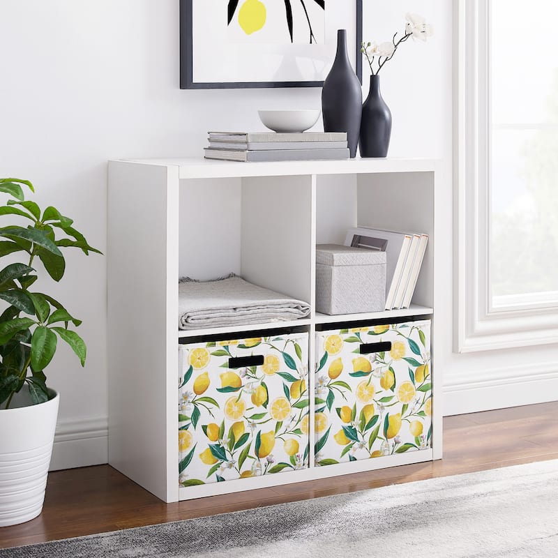 Four Cube Storage Cabinet - 30" - White