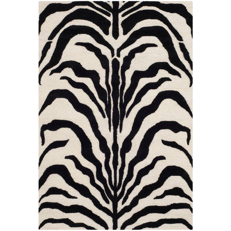 SAFAVIEH Handmade Cambridge Salina Animal Print Wool Rug