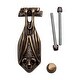 preview thumbnail 1 of 7, Door Knocker 5" H x 2" W Antique Brass Bat Style Low Maintenance Decorative Door or Gate Knockers Renovators Supply