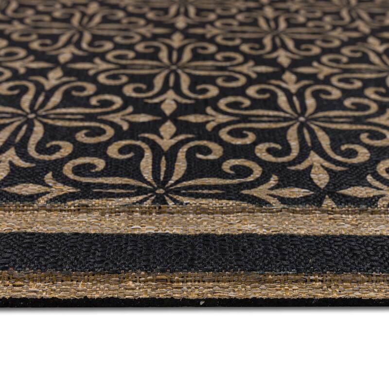 Mohawk Home Love Lives Tilework Dark Blue 2' X 3' Door Mat - 2' x 3'