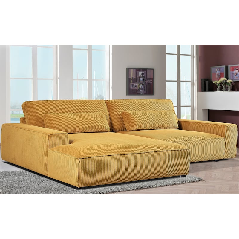 US Pride Furniture 105.52''W Oversized Faing Chaise Sectional Sofa