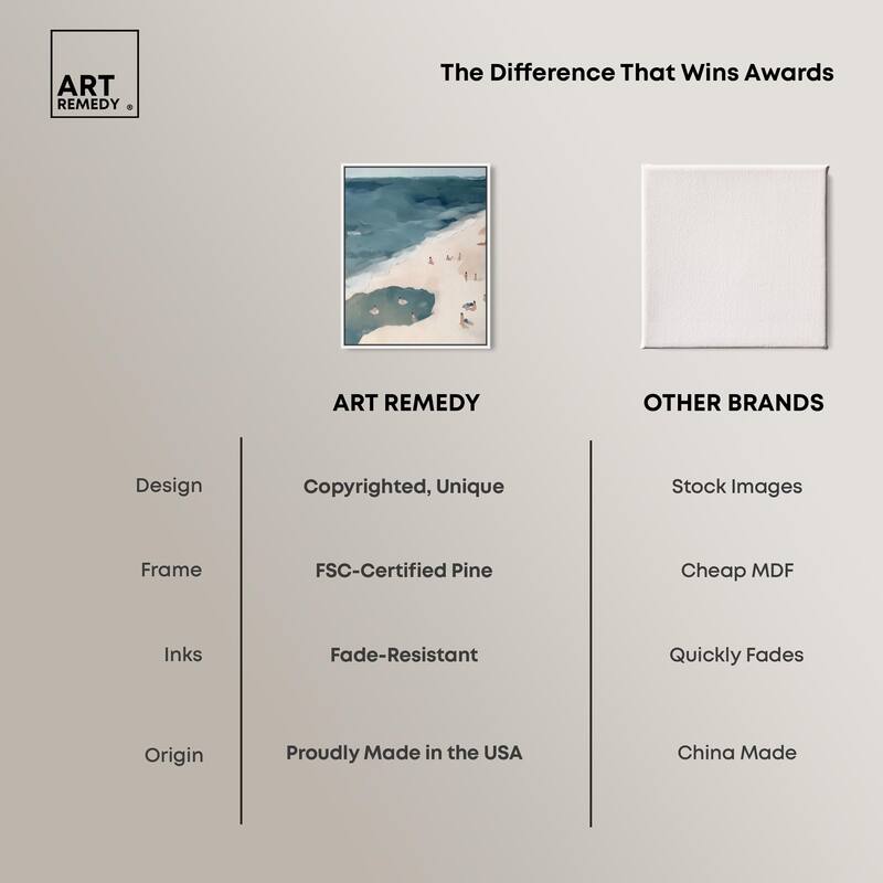 Daydreams by the Sea Canvas by Art Remedy