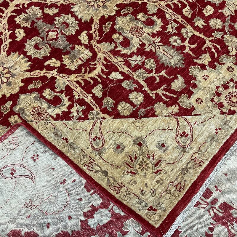 HERAT ORIENTAL Handmade Oushak Wool Rug - 6' x 9'2"